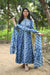 Indigo Waves Flared Anarkali