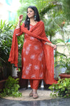 Pravya Bloom Cotton Suit Set (Available in 3 Summer Shades)