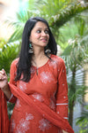 Pravya Bloom Cotton Suit Set (Available in 3 Summer Shades)