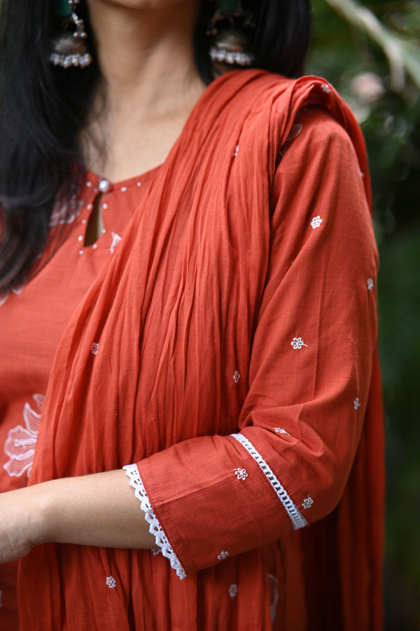 Pravya Bloom Cotton Suit Set (Available in 3 Summer Shades)