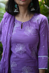Pravya Bloom Cotton Suit Set (Available in 3 Summer Shades)
