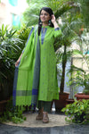 Sootra - Cotton Kurta Set with Woven Dupatta