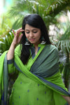Sootra - Cotton Kurta Set with Woven Dupatta