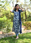 Neelakshi Indigo Print Kurta Suit Set