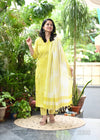 Mansi Yellow South Handloom Suits Sets