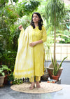 Mansi Yellow South Handloom Suits Sets