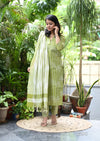 Mansi Green South Handloom Suits Sets