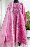 Tarunika Kota Doria Anarkali suit set