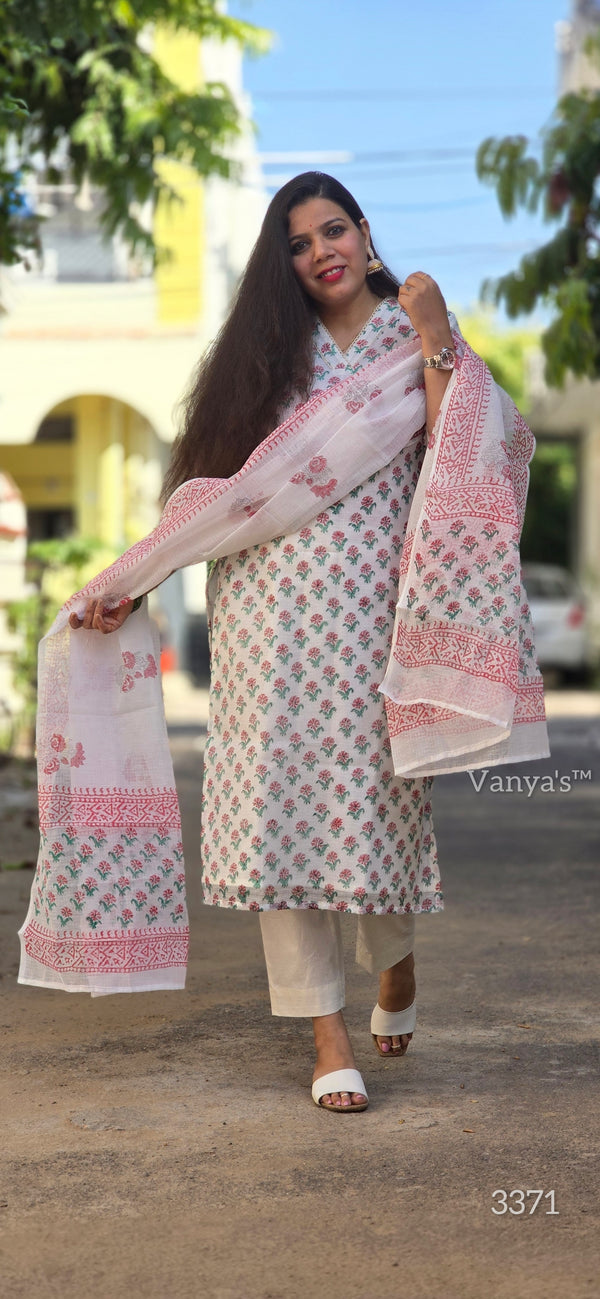 Svadha Kota Doria Suit Sets