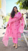 Nishi Pink Kota Doria Suit Sets