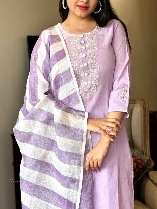 Gitika Handloom suit sets linen Duppata