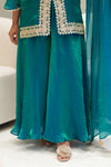 ✨Neeltara Royale Banarasi Tissue Silk Sharara Set