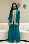 ✨Neeltara Royale Banarasi Tissue Silk Sharara Set