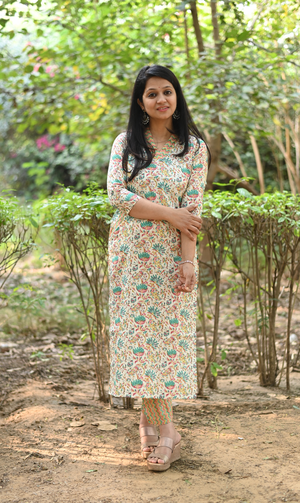 Suvasini Elegance Kurta pant Set