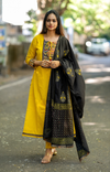 Nivea Mustard Grace Set with Dupatta