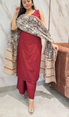 Saurini cotton kalamkari suit sets
