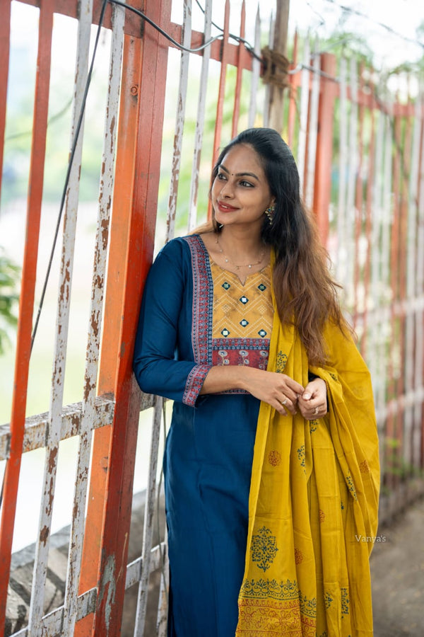 Kutch Traditional Suit Set with Dupatta