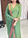 Nutaan Olive Grace Kurta Suit Set