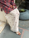 Ruhani Hand Block Kurta with Embroidered Farsi Set