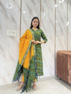 Sundari Sunset Ikkat Suit Set