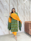 Sundari Sunset Ikkat Suit Set