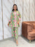 Drishti Green Floral Print Cotton Co-ord Set