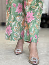 Drishti Green Floral Print Cotton Co-ord Set