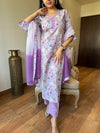 Akriti Ocean Breeze Suit-Purple