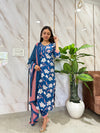 Nalini Blue Lily Kurta pant Set