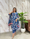 Nalini Blue Lily Kurta pant Set