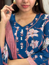 Nalini Blue Lily Kurta pant Set