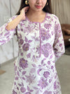 Tishya Lavender Blossom Co-ord Set