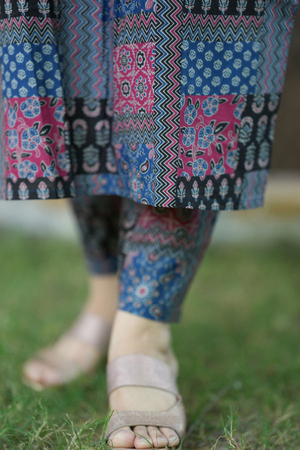Kriti Blue Kurta Pant Set