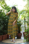 Tarangini Cotton Discharge Print A-Line Suit Set