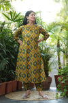 Tarangini Cotton Discharge Print A-Line Suit Set