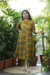 Tarangini Cotton Discharge Print A-Line Suit Set
