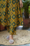 Tarangini Cotton Discharge Print A-Line Suit Set