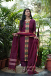 Narayanpeth Rajeshwari Lined Suit Set