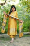 Kanak Rekha Premium SilkSuit Set-Mul mul lining