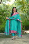 Kanchi Glow –Gulnaar Woven Elegance Set