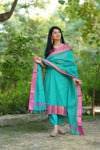 Kanchi Glow –Gulnaar Woven Elegance Set