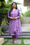 ✨ Aaradhya Linen Hand BlockPrinted Suit Set with lining
