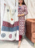 Aashitha Applique Ajrak Cotton Suit Set