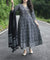 βNoorβ Black Cotton Anarkali Set