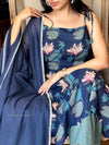 Midnight Bloom Strappy Kurta Set