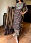 Mosaic Black Kurta Set
