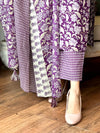 Gulmohar Grape Handblock Suit Set