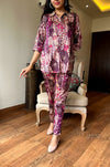 πUrban Luxe Co-ord Set (Available in Teal Blue & Orchid Purple)