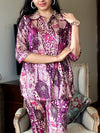 πUrban Luxe Co-ord Set (Available in Teal Blue & Orchid Purple)