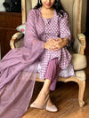πΈ Lavender Petal - Handblock Cotton Suit Set